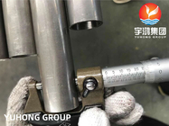 ASTM B163 UNS N04400 Nahtlose Rohre aus Nickellegiertem Stahl für Wärmetauscher