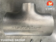Supergeschmiedete Stahlduplexinstallationen ASTM A815 UNS nahtloses T-Stück S32750/S32760/Reduzierer-T-Stück