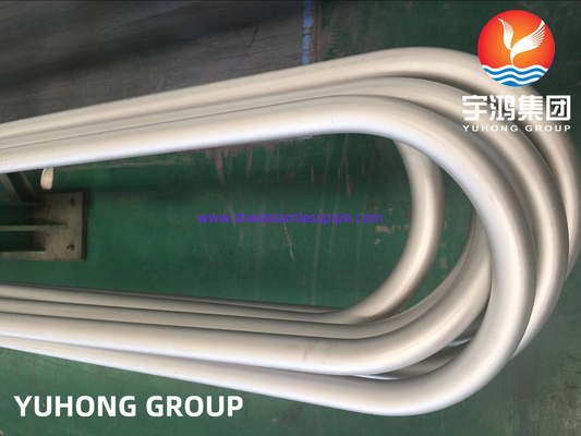 ASME SB444 Inkonel 625 / UNS N06625 Nickellegiertes Stahl U Bend Seamless Tube