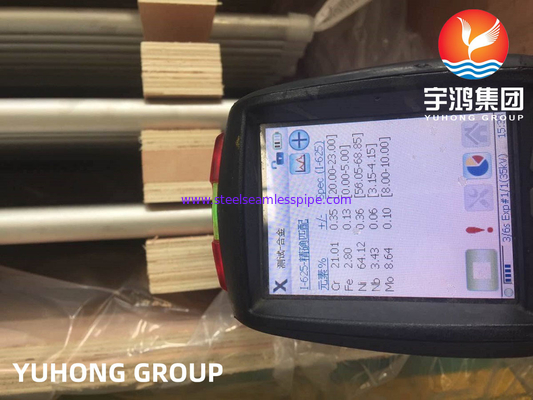 ASME SB444 Inkonel 625 / UNS N06625 Nickellegiertes Stahl U Bend Seamless Tube