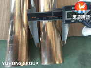Kupferlegierungs-nahtloses Stahlrohr ASTM B466 C70600 CU/NI 90/10 für Condencer