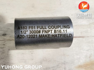 Duplex-volle Stahlkoppelung ASTM A182 F51 schmiedete Ellbogen-Hochdruckfitting