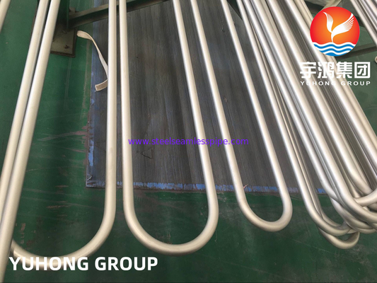 ASME SB444 Inkonel 625 / UNS N06625 Nickellegiertes Stahl U Bend Seamless Tube