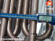 Nahtloses U-Rohr ASTM B111 C70600 verkupfern Kupferlegierungs-das Verbiegen des Nickel-90/10