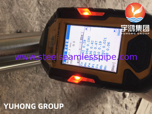 ASTM B729 ALLOY 20 / UNS NO8020 HASTELLOY NAHTLOSES ROHR 100 % UT