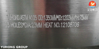 Kohlenstoffstahl-Beleg ASTM A105 auf flaches Gesicht geschmiedetem schwarzem gemaltem Flansch