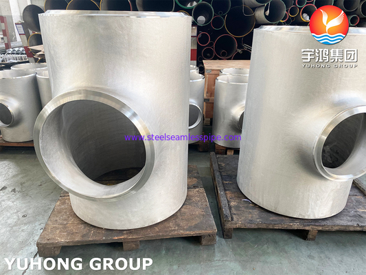 SS316L Butt Weld Fitting, A403 WP316L Gleicher Tee (nahtlos / geschweißt), B16.9 Standard