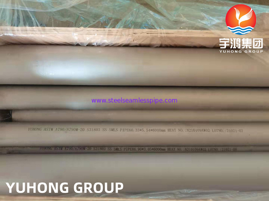 ASTM A790 UNS S32750 (2507, 1,4410), Superduplexedelstahl-Rohre, PREN>40