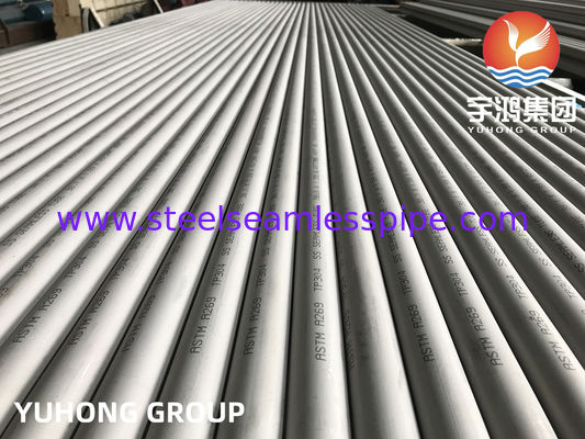 ASTM A269 TP304 Edelstahlseamless Tube, eingelegt, für den Wärmetauscher mit PMI-Prüfung gegossen
