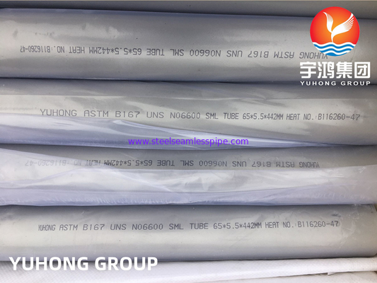 ASTM B167 Nahtlose Rohre und Rohre aus Inkonel 600 N06600 Nickellegierung
