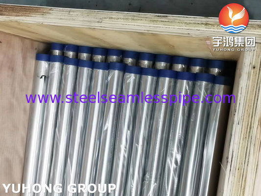 Edelstahlseamless Sanitärrohr ASTM A270 TP316L 320 Grit poliert von außen