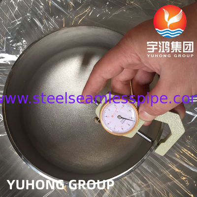 A403 WP316L-S SS Cap, ASME B16.9 Butt Weld Fittings, für industrielle Druckrohrsysteme