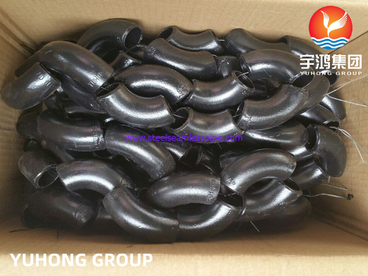 Schwarze Öloberfläche Kohlenstoffstahl nahtlose Fittings ASTM A234 WP9 WP11, Ellenbogen,Tee,Cap,Schwarze Farbe für Öl und Gas