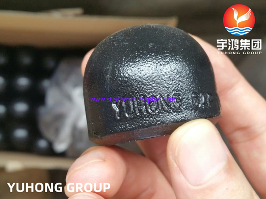 Schwarze Öloberfläche Kohlenstoffstahl nahtlose Fittings ASTM A234 WP9 WP11, Ellenbogen,Tee,Cap,Schwarze Farbe für Öl und Gas