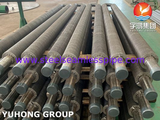 Kohlenstoffstahl U Bend Solid Fined Tube, Hochfrequenz geschweißte Flosse mit A106 Gr.B Rohr verwendet in Economizer