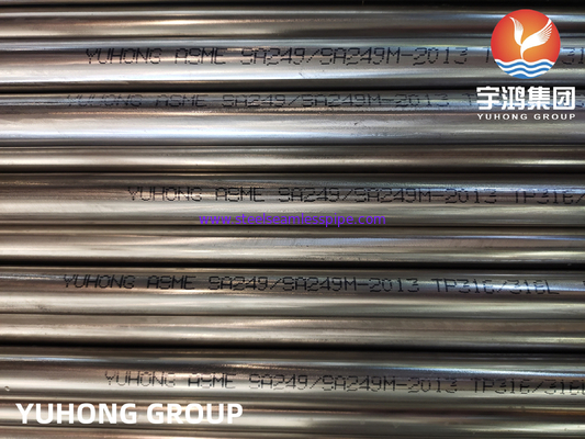 Tubería de acero rostfrei C/C A249 TP304 TP316L Wärmewandler Kondensator Luftkühler 100% ET / HT / UT