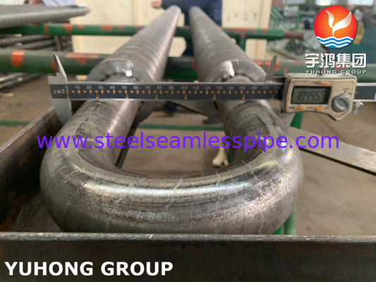 U Bend Fin Tube, ASTM A106 Gr. B Hochfrequenzgeschweißtes Finnenrohr für Wärmetauscher