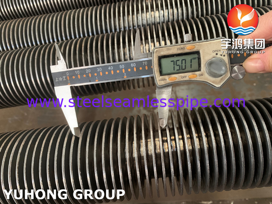 U Bend Fin Tube, ASTM A106 Gr. B Hochfrequenzgeschweißtes Finnenrohr für Wärmetauscher