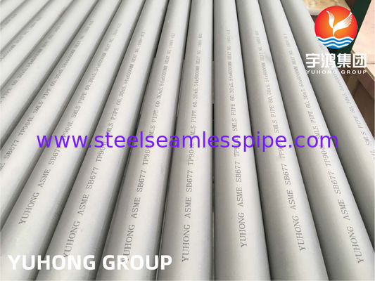 ASTM B677 TP904L UNS N08904 Edelstahl nahtloses Rohr