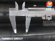 Extrudierte eingebettete Spirale mit Flossenröhrchen G/L/Ll/Kl Typ Aluminium-Finnenröhrchen Kupfer-Wärmetauscherröhrchen für Kessel