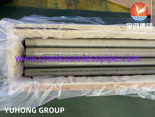 ASME SA213 Material TP304 / 304L/316/347H Wärmetauscherröhre Luftkühlerröhre
