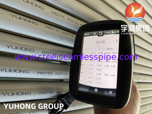 ASME SA2312 TP310S | ASTM A312 TP310S TP310H 310S 310MoLN Edelstahlrohr für die Öl- und Gasindustrie