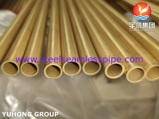 ASTM B111 C68700 Nahtloser Wärmetauscher und Kesselrohr aus Messing aus Aluminium