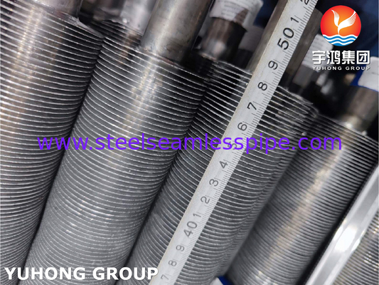 ASTM B163 UNS N08825, Incoloy825 Extrudiertes Flachrohr mit Aluminiumflossen für den Wärmetauscher