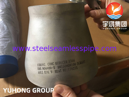 ASTM B366 UNS N04400, Monel 400 Butt Weld Nickellegionsstahl Rohrfittings, Ellenbogen, Reduktoren