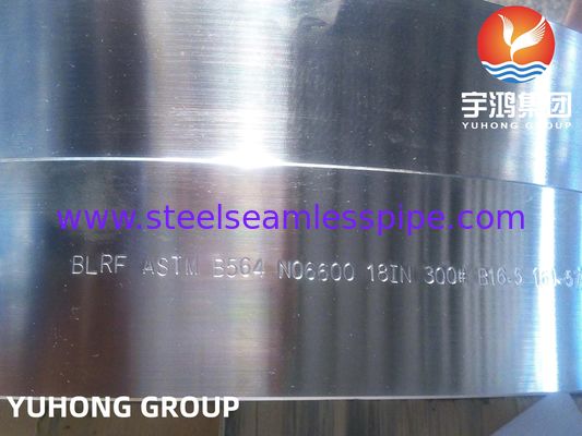 ASTM B564 Blindflansch aus Nickellegierung Alloy 600 mit Dichtleiste für Hochtemperaturanwendungen