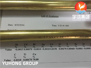 ASTM B111 (ASME SB111) C44300 Seamless Tube aus Kupfer für Kondensatoren