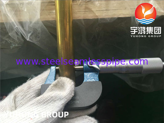 ASTM B111 C44300 Nahtloser Kupfernickelrohr für Wärmetauscher