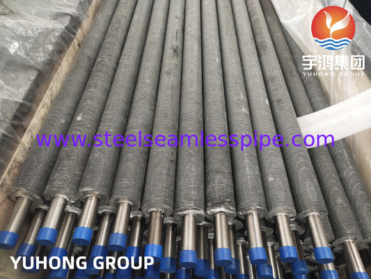 Extrudierte Flossenröhre aus Edelstahl Flossenröhre ASME SA249 TP304 Aluminium1060 Heizkörper Wärmetauscher Luftkühler Anwendung
