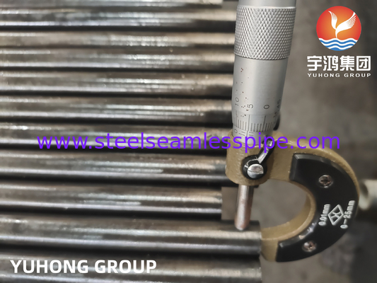 Nahtloser Rohr aus Legierstahl ASTM A213 ASME SA213 Klasse T5, T9, T11, T22 Für den Wärmetauscher Flüssigkeitskessel Bohrer Hydraulische Kühlung