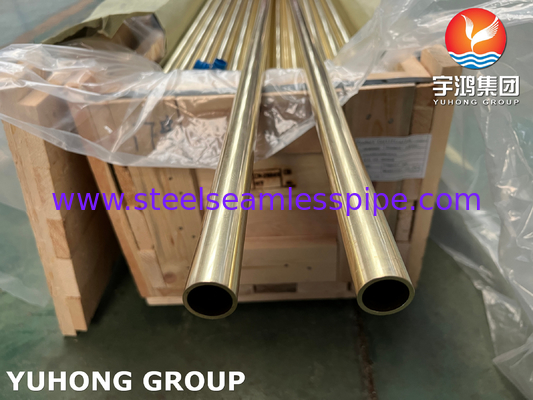 ASME SB111 C44300 / CuZn28Sn1 / CZ111 Seamless Condenser Tube aus Messing