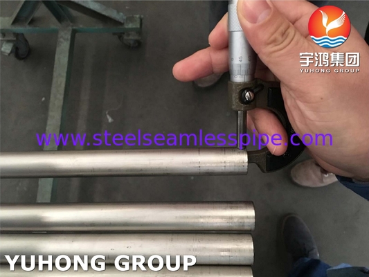 ASME SB338 GR1, GR7, GR9, GR12 Stahlrohr aus Titanlegierung für Kondensatorkessel