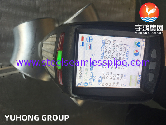 ASTM A403 / ASME SA403 WPS31254 Edelstahl nahtloses Einbaulebogen Buttwelded B16.9