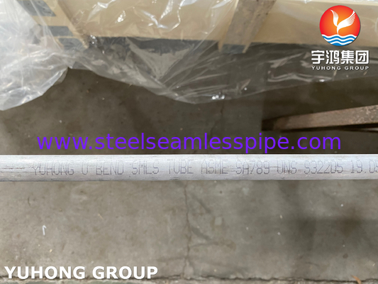Zweifache nahtlose Wärmetauscherröhre aus Edelstahl ASTM A789 / ASME SA789 S32205