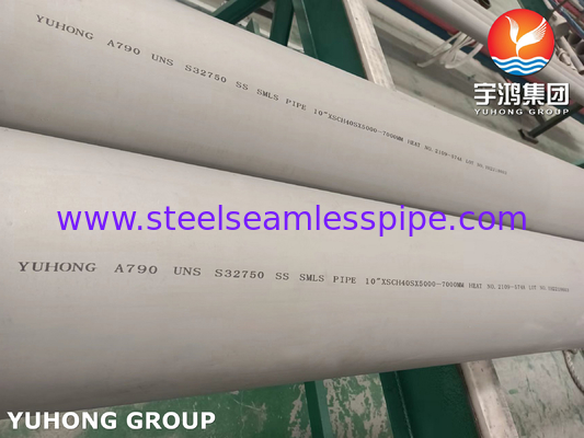 ASTM A790 S31803, S32750, S32205, S31254 Duplex-Stahlrohre für industrielle Anwendungen