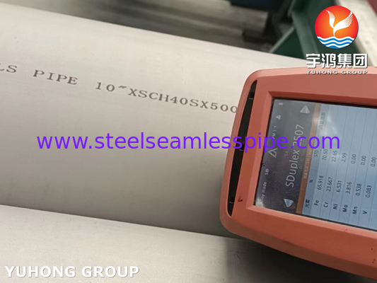 ASTM A790 S31803, S32750, S32205, S31254 Duplex-Stahlrohre für industrielle Anwendungen