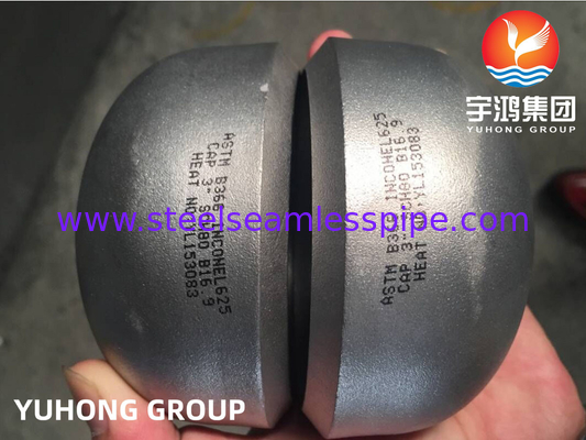 ASTM B366 Inkonel 625 / UNS N06625 Endkappe Nickellegierung Stahl Buttweld Fitting