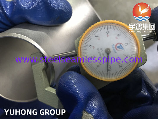 ASTM A815 WP-S UNS S32750 S32760 Elbow 90DEG LR 2'' SCH10S Gas- und Ölrohre, Luftdampf Erdölgas Wasser B16.9