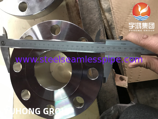 ASTM A182 F51 Duplex Stahl geschmiedet Schweißhals Flansche RF B16.5 für Öl und Gas