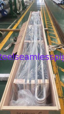 Nahtloses Umkehrbogen-Rohr ASTM B444 Gr.2 INCONEL 625 für Wärmetauscher-Anwendung 100% UT u. UND u. HT