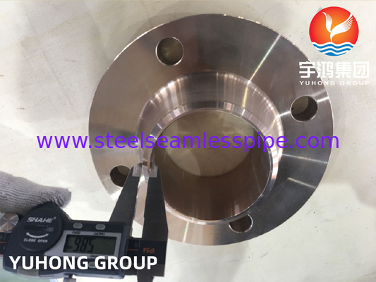 ASTM B151 C70600 1-1/4&quot; SCH40 #150 WN Kupfernickelflächen ASME B16.5