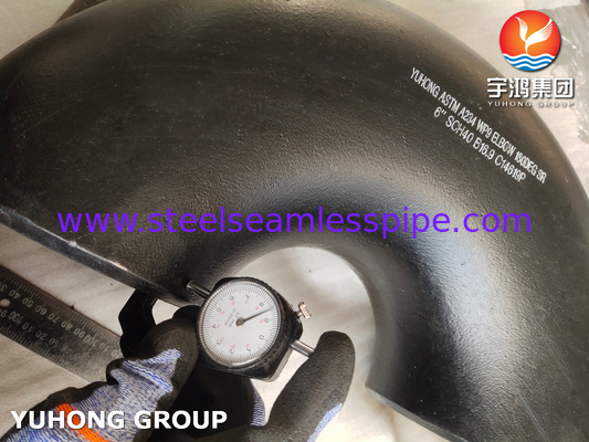 ASTM A234 WP9 Kohlenstoffstahl 180-Grad-Bogen Stumpfschweißfittings