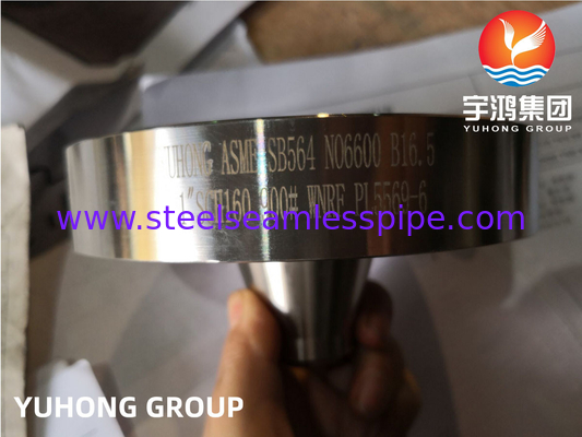 ASTM B564 Alloy600 UNS NO6600 Nickellegierung Blind RF-Flansch Schmiedestück