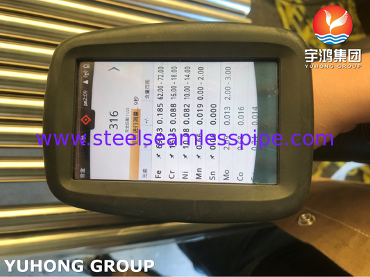 ASTM A269 TP316L Edelstahlbrillendes SMLS-Rohr für Strohsauger