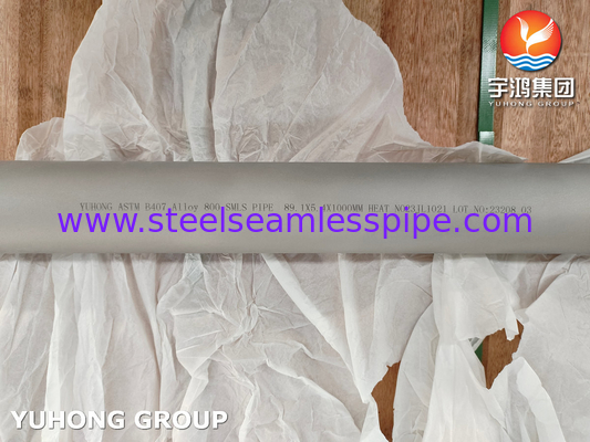 ASTM B407 ASME SB407 UNS N08810 Legierung 800 NICKEL Legierung nahtloses Rohr ABS genehmigt