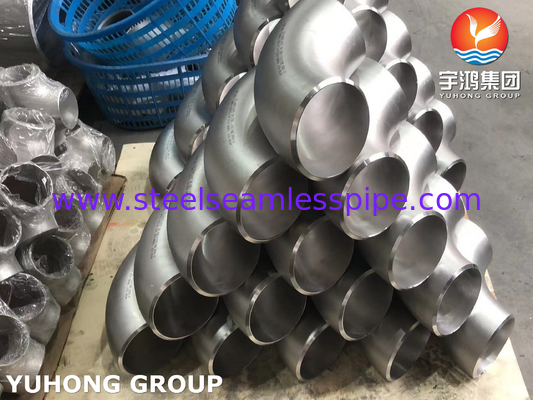 ASTM A815 S31803 Duplex-Stahl-Buttwelded 90Deg-Elbenschlauchbefestigung B16.9